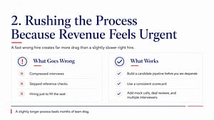 Rushing the Process Because Revenue Feels Urgent
