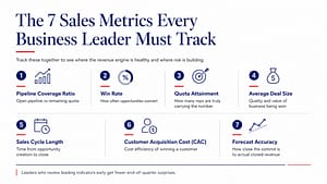 Sales Metrics for Business Leader