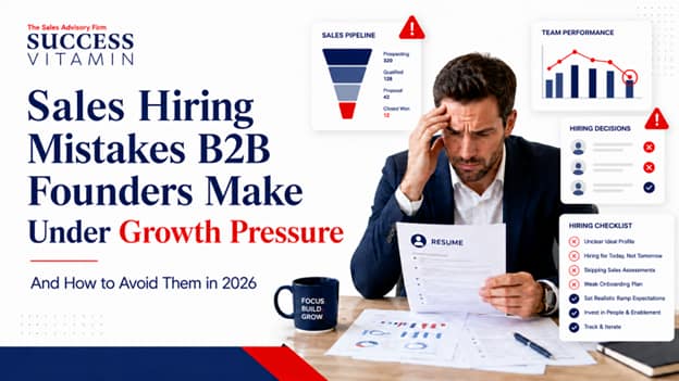 Sales Hiring Mistakes B2B Founders Make Under Growth Pressure